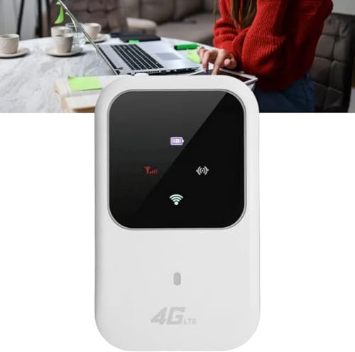 4G Travel WiFi Router with Mobile Hotspot - Portable Wireless Connection with SIM Slot, High Global Compatibility and Smart High Speed
