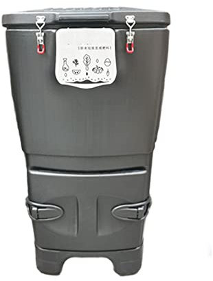Contenitori per compost da interno Bidone for compost termico, grande bidone for compost da esterno, 120 litri / 32 galloni, composter for materiale isolante, compostaggio accelerato con apertura enor
