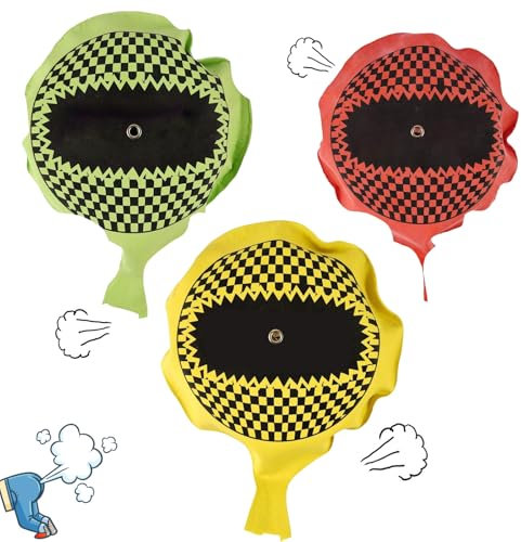 Myluatye Cushion Pupskissen,Furzkissen Für Kinder,Furzkissen Spielzeug,Furz Gag,Selbstaufblasender Furzstreich,Ideales Scherzgeschenk-Knebelspielzeug Für Erwachsene Kinder (Rot+Grün+Gelb)