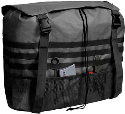Wheelie Bin Bag for Spare Wheel, Luggage Storage Pocket – Large Capacity Bin Bag for Spare Wheel Travel Outdoor Vehicles