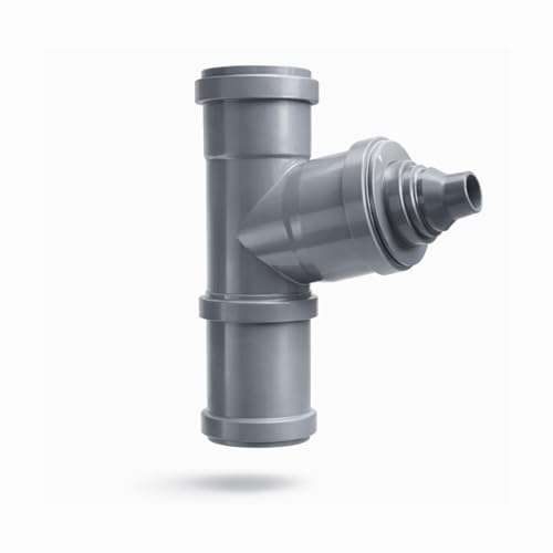 FN-Technik® Regensammler DN 50 mit Abgang DN 32 – Fallrohranschluss mit integriertem Überlauf