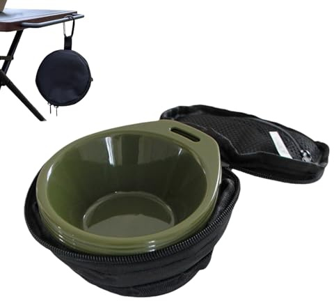 Bol de camping,Utensilios Apilables con de Almacenaje,Set de 4 Boles para Cereales - Para Mochileros Picnic Exterior Interior Cocina Hogar Comida Cena Barbacoa Playa