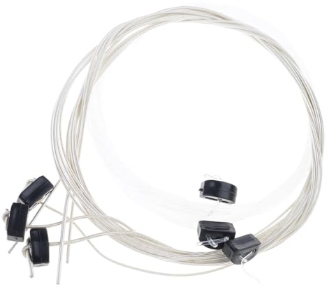 Juego de cuerdas de nailon de alta calidad para guitarra de concierto con cuentas de puente con bloqueo. Sensación suave y sonido a nivel de concierto. Fácil instalación de las cuerdas para guitarra