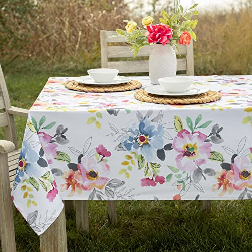 Benson Mills Nappe en Tissu Anti-déversement pour intérieur et extérieur – pour Printemps, été, fête, Pique-Nique (Harper, rectangulaire, 152,4 x 304,8 cm)