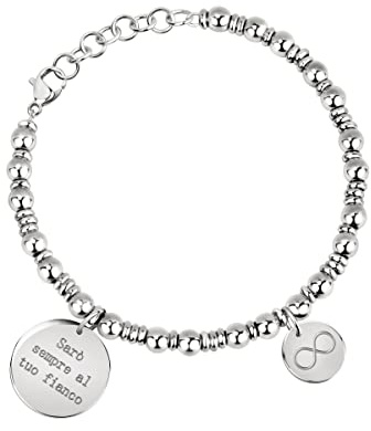 Bluespirit Bracciale da donna, Collezione GOOD VIBES, in Acciaio - P.31R505001000