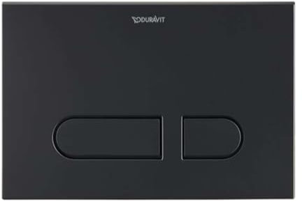 Duravit DuraSystem placa de accionamiento A1 mecánico para WC, 217x146,5 mm, plástico, WD50010, Color: Negro Mate