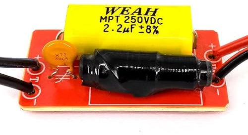 HOOCI 2 pièces 1 Voie 40W HiFi aigus Tweeter diviseur de fréquence Maison Voiture stéréo Bricolage Audio filtres croisés