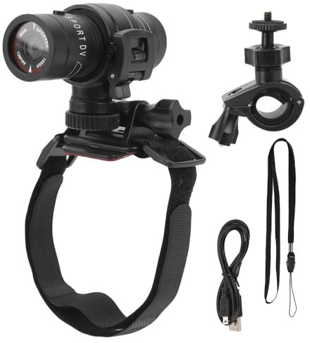 Motorcykel Videoinspelare 1080P FULL HD Hjälmkamera Motorcykel Dash Camera Vidvinkelvideokamera Cykelvideokamera