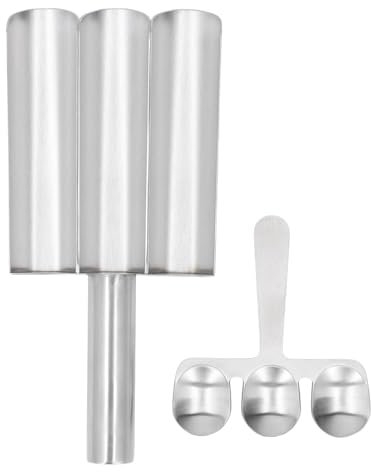 Strumento per Polpette con Cucchiaio da Taglio, Cucchiaio per Polpette in Acciaio Inossidabile per Forniture da (3 tubi)