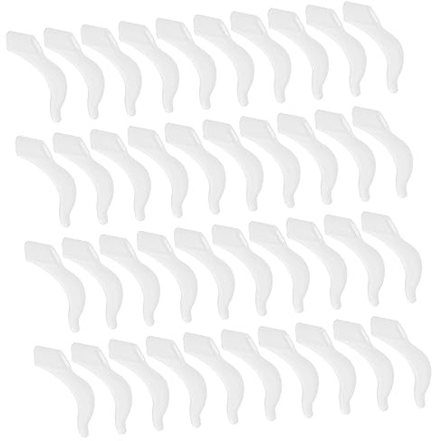 Beavorty 20 Paia Copriocchiali in Silicone Antiscivolo Accessori per Occhiali da Sole Protezione per Gambe di Occhiali Kit di Coperture