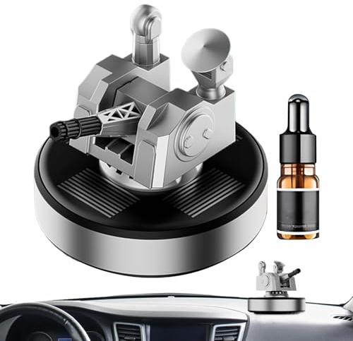 Bil Luftfriskare Solparfymolja Diffuser | Återanvändbar Instrumentpanelsdekor Med 5ml Doftolja