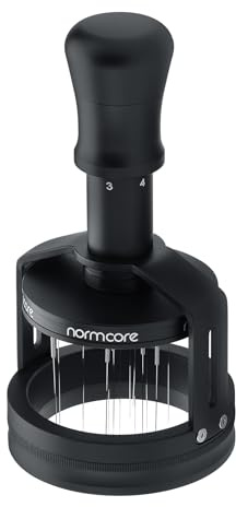 Normcore 58 mm koncentrisk nålfördelare verktyg V3, espresso WDT verktyg med magnetisk bas, justerbart djup kaffeomrörare, fördelningsverktyg för baristas