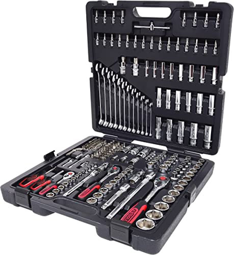 KS Tools 918.0216 1/4+3/8+1/2 CHROMEplus Steckschlüssel-Satz, 216-tlg