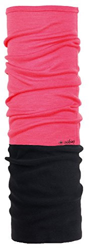 VIKING Multifunktionstuch Schal Schlauchtuch aus Merinowolle, extra warm mit Fleece Bandana 4332, 46 pink