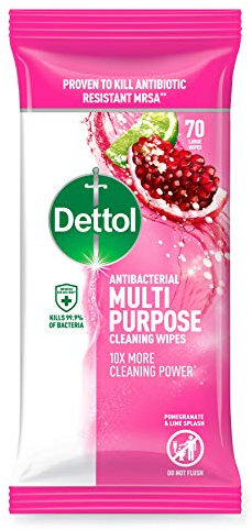 Dettol Multipurpose Wipes Pomegranate 70ct (Single)