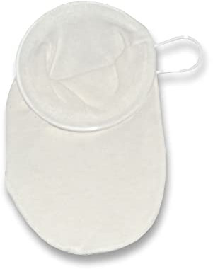 Teenetz Baumwolle Teefilter Stoff Teesieb für Kannen oder Becher (11cm XL)