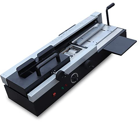 VNIOFSW A4-Desktop-Heißklebe-Buchbindegerät – 1200 W kabelloses Bindegerät für Papier mit 4 cm Bindekapazität – 220 V, perfektes Buchbindegerät