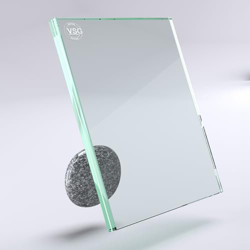 VSG Verbundsicherheitsglas 6.38mm. 8.76mm. 10.76mm. 12.76mm - Klar Floatglas für Fenster. Türen. Vordächer. Terrassenüberdachungen und DIY-Projekte (VSG 6.38mm 40x50cm)