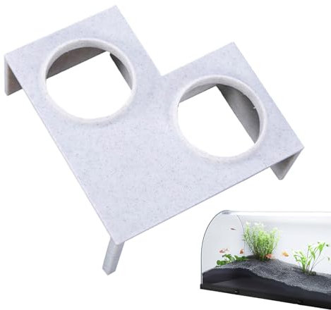VENCENTE Aquarium Underground Tunnel | Aquarium Tunnel Shrimp Cave,Betta Tunnel Shrimp Hide, Underground Fish Tank Cave, Fish Hide Shrimp Tunnel, Shrimp Tank Accessories
