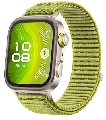 HUAWEI Watch FIT 4 Pro Smartwatch, Outdoor-Sportarten auf Profi-Niveau, Saphirglas und Titan, Bis zu 10 Tage Akkulaufzeit, EKG, Leichte Sportuhr, Kompatibel mit Android & iOS, Grün