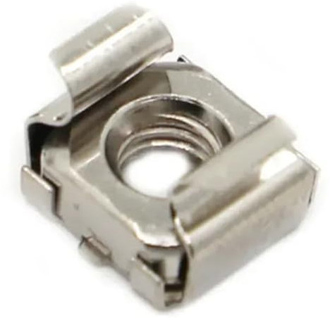 5/10 Stück Käfigmuttern M4 M5 M6 M8 M10 304 Edelstahl Quartett schwimmende Kassettenkartenmuttern Montieren Server-Rack-Schrank PC-Rackmount(M4 10pcs)