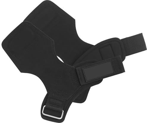 Correa de muñeca para levantamiento de pesas, con agarre acolchado, levantamiento de potencia, ejercicio físico, muñeca