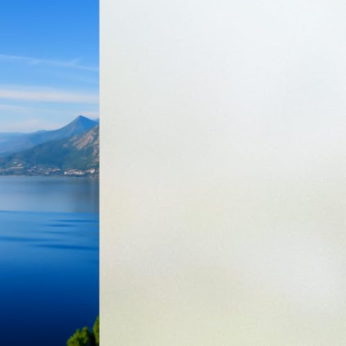 LUMEN HOME FILMS - Pellicola Privacy Vetro Satinata MISURE GRANDI (SATINATO, 44 X 120 CM) Finestre e Box Doccia Opaca smerigliato Oscurante Antisguardo Riutilizzabile Elettrostatica