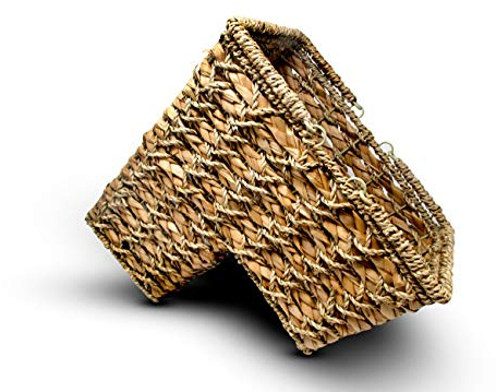 Trademark Innovations 13 Braided Rope Storage Stair Basket with Handles
