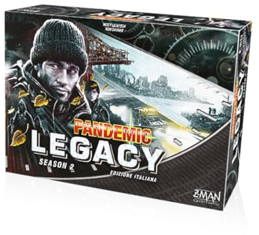 Asmodee Pandemic Legacy Season 2 Schwarz - Brettspiel für 2-4 Spieler ab 14 Jahren, 60 Minuten Spieldauer