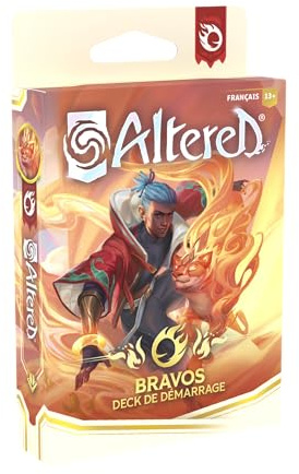 Equinox - Altered - Deck de démarrage Bravos: Au-delà des portes - 40 cartes - Jeu de Cartes à Collectionner, Jeu de société - A partir de 13 ans - 2 Joueurs - 20-30 Minutes de Jeu - Version française