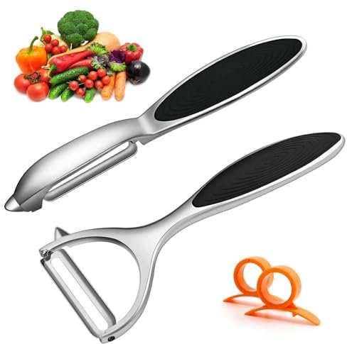 2 Pezzi Pelapatate, Pelapatate Professionale, Pela Patate E Verdure, Pela Patate, Pela Carote, Pela Verdure, Pelapatate, Pelapatate Elettrico, Pelapatate Acciaio, Pela Asparagi