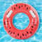 Anello da Nuoto per Adulti, Doppia Maniglia Salvagente Gonfiabile, Galleggiante Gonfiabile per Bambini, Anguria Giocattolo Galleggiante per Piscina e Mare,Regali per Bambini