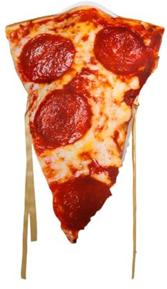 Genérico Disfraz de Porción de Pizza - Realista de Comida para Cosplay,Disfraz de Pizza para Halloween | para Fiestas de Carnaval Role Play Cumpleaños Navidad y Eventos al Aire Libre para Parejas