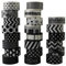 Washi Lot de 22 rouleaux de ruban adhésif pour décoration de scrapbooking Noir/blanc