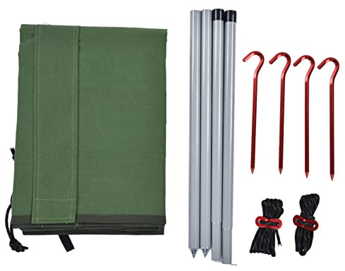 Uadme Camp Herd Windschutz Outdoor Camping Gaskocher Windschutz Camping Windschutz Herd Windschutzscheibe Strand Tragbarer Windschutz Sonnenschirm Bildschirm f¨¹r Garten Picknick Grill