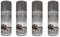 PEBBLE HUG Grey Primer Spray Paint, DIY Projects, Crafts, Home Repairs, Perfect For Both Interior And Exterior, Aerosol Spray, Quick-Drying, Versatile Uses, 400ml, (4 Pcs)