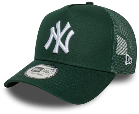 New Era League ESS Trucker Adjustable Cap NY Yankees Dunkelgrün, Size:OneSize