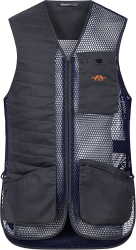 Blaser – Competition Robert | Chaleco de tiro para hombre | Inserciones de malla transpirable y bolsillos generosos | Marina | Mezcla de algodón y poliéster