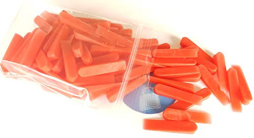 CyberSunrise Small Plastic Tile Spacers : 100 x Mini Red Wedges