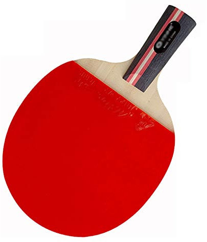 Tischtennisschläger mit 7 Sternen, 7 Schichten aus Reinem Holz, Professioneller Tischtennis-Schläger, Fortgeschrittene, Indoor und Outdoor/Single racket/Kurzer Griff