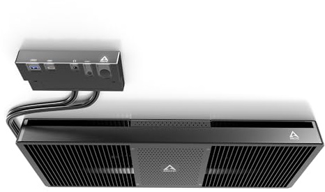 ARCTIC Senza 5700G - Passively cooled, noiseless PC for under-desk mounting, Windows 11 Home, AMD Ryzen 7 5700G, 8 Cores, 3,80–4,60GHz, 32 GB DDR4 RAM, 1 TB M.2 SSD, 2.5G LAN, USB3.2, BT 5.3