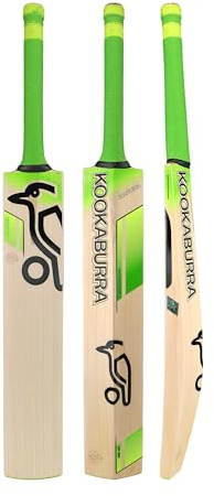 Kookaburra Kahuna Pro Cricket Bat Batte Unisexe, Citron Vert, Manche Court