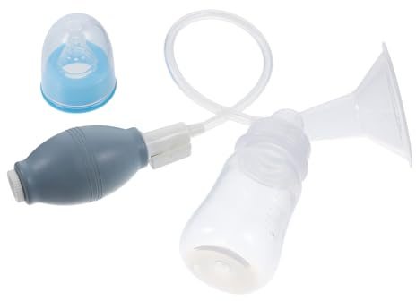 BESTonZON Sacaleches Manual Multifuncional para Lactancia Materna Recipiente de Silicona y Pp, Portátil y Conveniente para Madres y Bebés Recién Nacidos