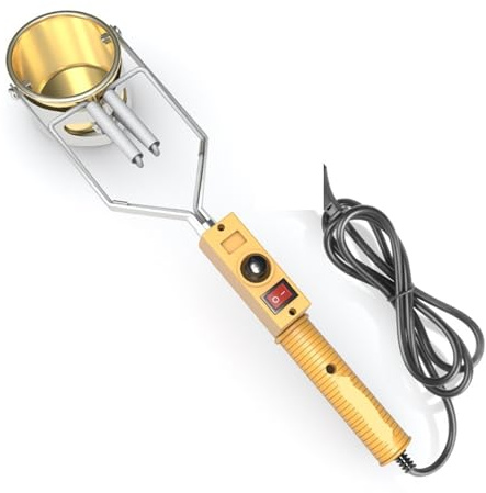 Lödkärl, Soldering Pot Handheld 150W 300W Adjustable Temperature Tin Melting Furnace Portable Electronic Desoldering Tools,för svetsning och lödning(Hand Held 250w)
