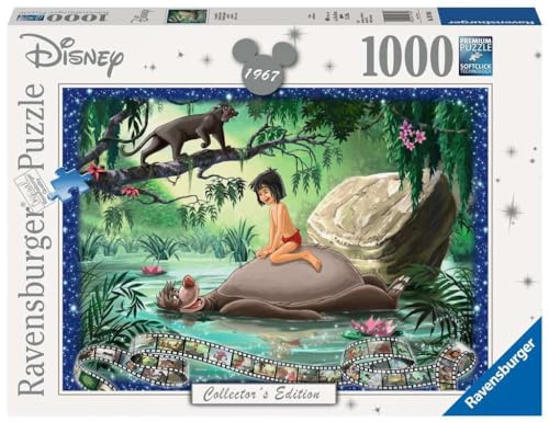 Ravensburger - 19744 - Puzzle - 1000 Pièces - Le Livre de La Jungle - Disney