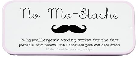 No Mo-Stache Portable Facial Hair Removal Strips (24 Strips)