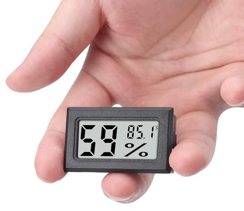Goabroa Mini Hygrometer Thermometer Digital Indoor Humidity Gauge Monitor with Temperature Meter Sensor Fahrenheit (℉)