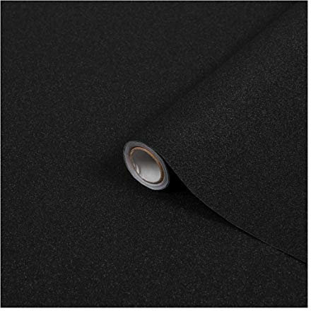 d-c-fix Klebefolie Glitzer Schwarz - selbstklebend Glitzerfolie zum Basteln Bastelfolie Rolle Glitzerpapier Bastelpapier Weihnachten Möbel Dekofolie Vinyl-Folie 45 cm x 1,5 m