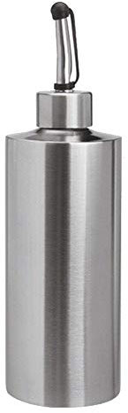 Gteller Dispenser per olio d'oliva in acciaio inox, a tenuta stagna, per olio, salsa di soia, aceto e vino da cucina, 550 ml/350 ml/250 ml (modello A da 550 ml)