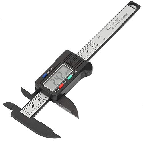 Imperial Metric Digital Caliper - Calibre digital de precisión (0-100 mm, pantalla LCD grande, 0,1 mm)